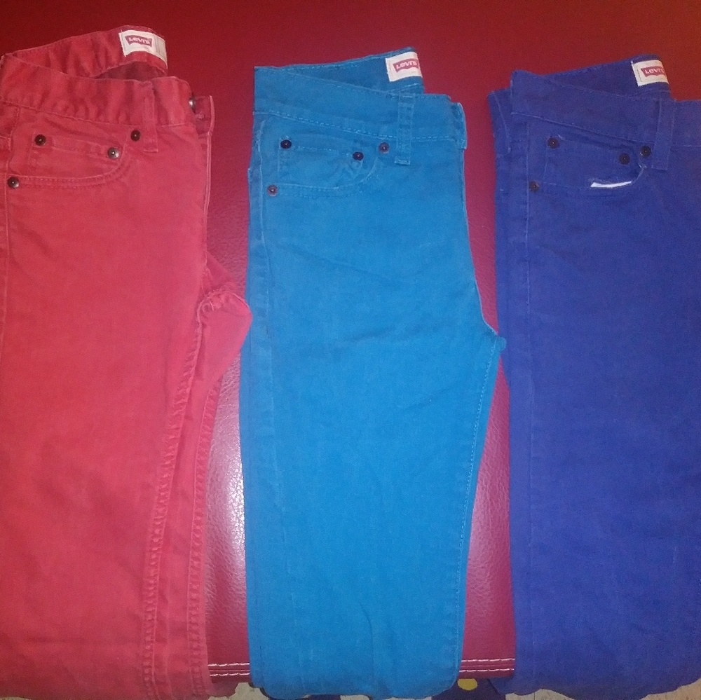 3 Pair Of Levis